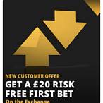 betfair risk free bet